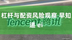 杠杆与配资风险观察 早知道 ei